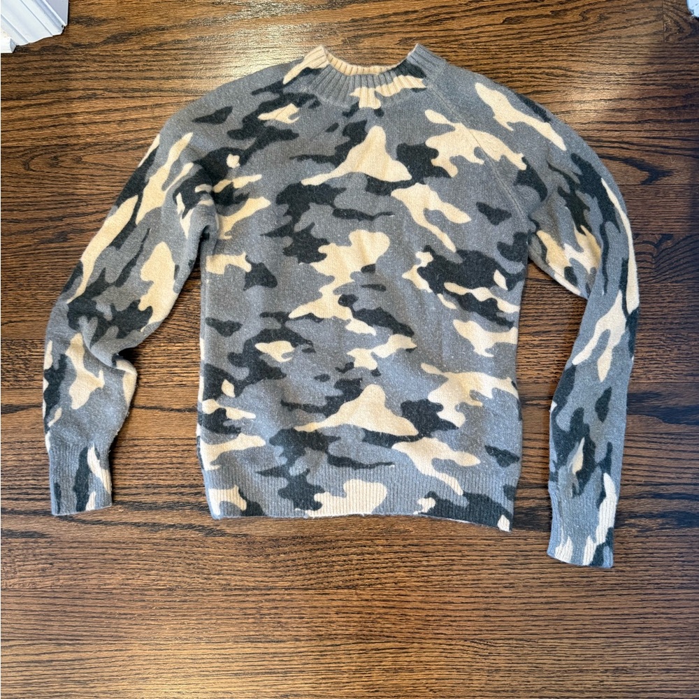 Wool Camo Banana Republic Sweater